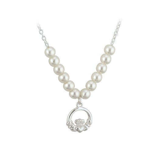 First Communion Claddagh Necklace