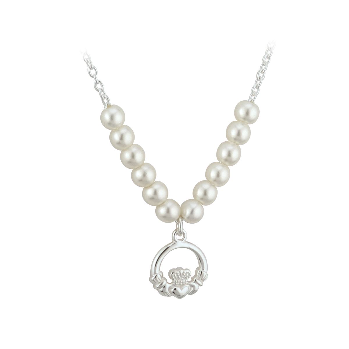First Communion Claddagh Necklace
