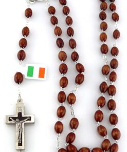 Alternative view of Wooden Rosary Beads Brown