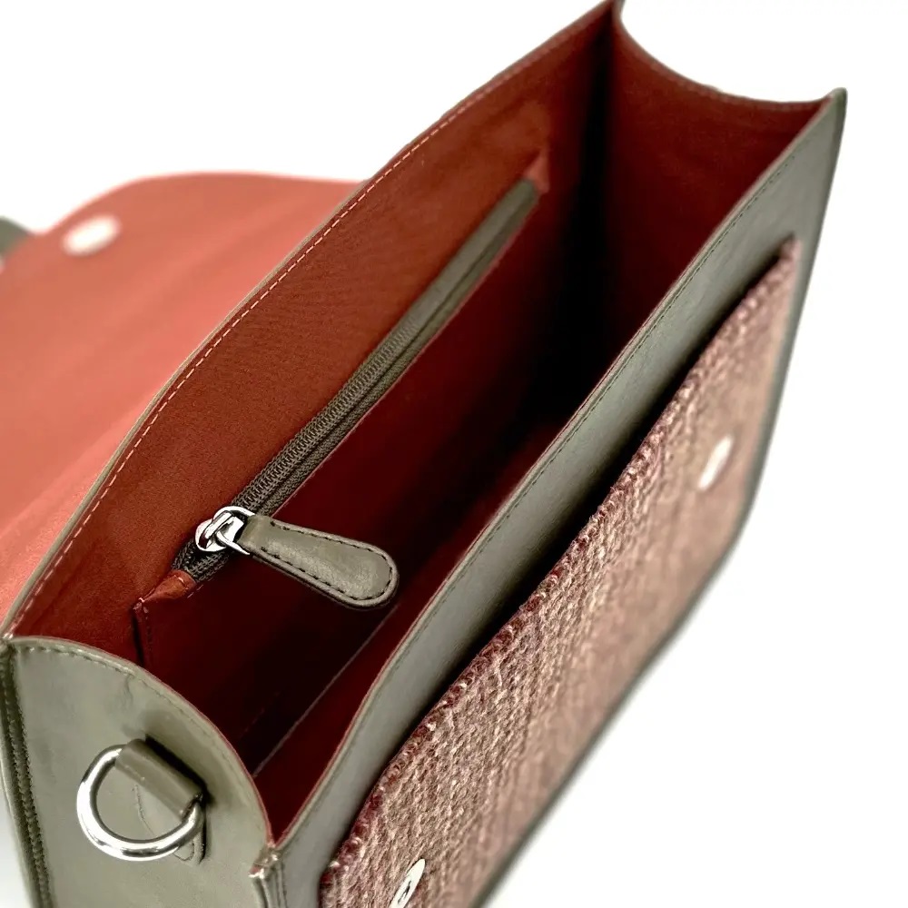 Maccessori Harris Tweed Ladies Messenger Bag, Maple - Image 4