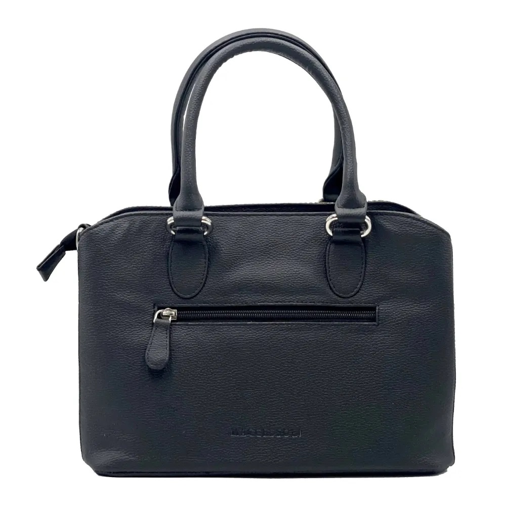 Maccessori Harris Tweed Top Handle Bag, Blue/Pink Check - Image 3