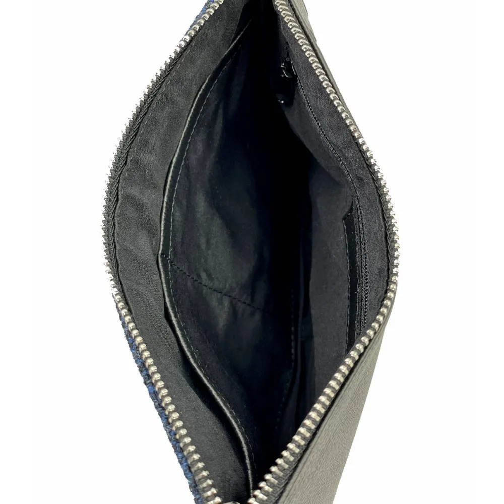 Maccessori Harris Tweed Clutch Bag, Saffron - Image 3