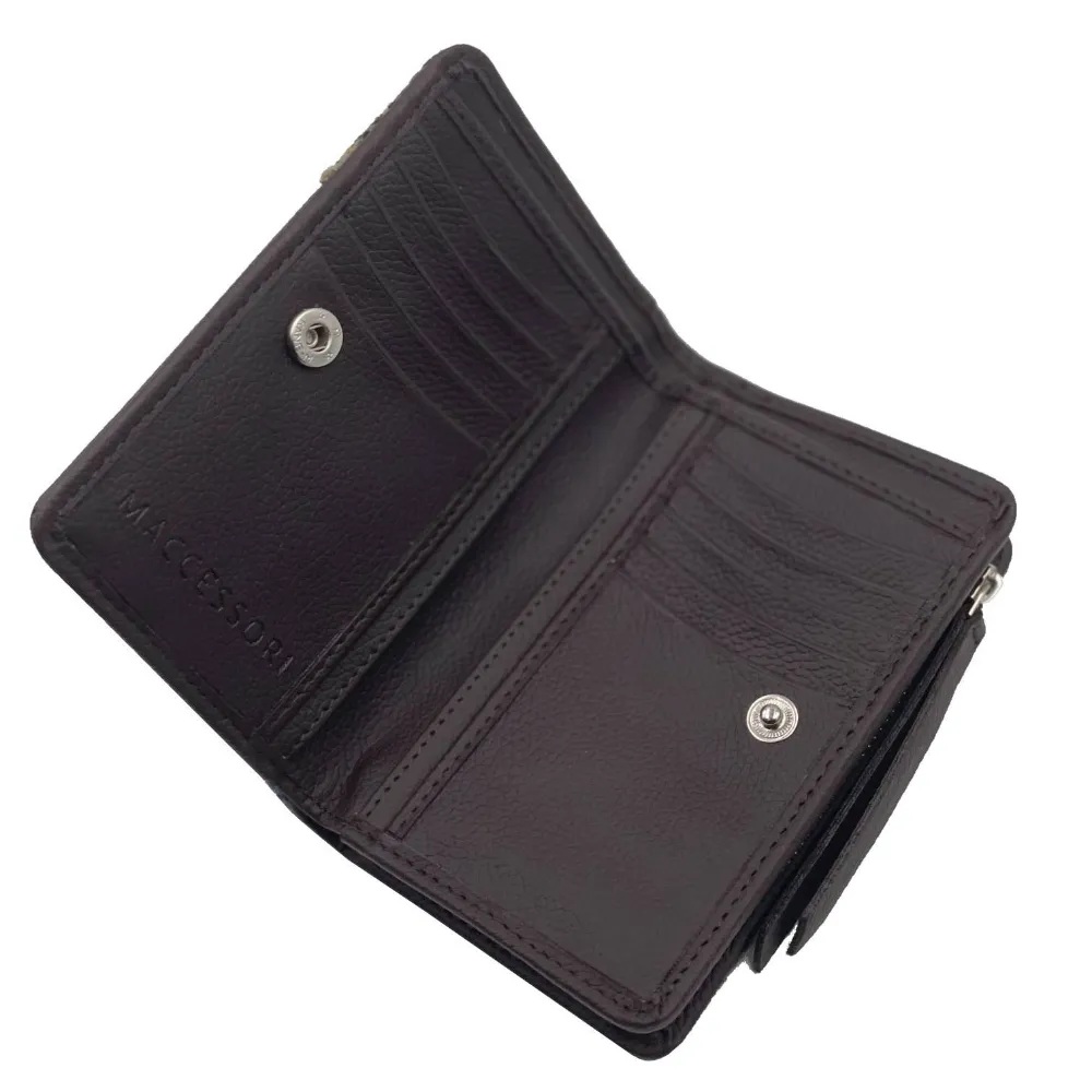 Maccessori Harris Tweed Medium Zip Purse, Country Green - Image 3