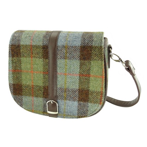 Glen Appin Harris Tweed Beauly Shoulder Bag, MacLeod Tartan