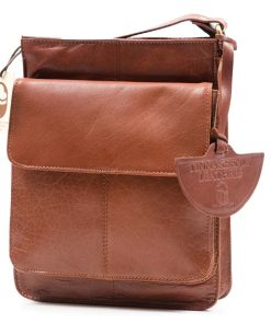 Tinnakeenly Leather Luxury Irish Sling Bag, Tan