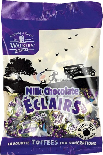 Walkers Nonsuch Milk Chocolate Eclairs 150g