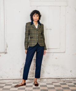 Alternative view of Jack Murphy Sasha Tweed Jacket, Green Country Check