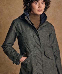 Jack Murphy Sophia Waterproof Jacket, Green Fields